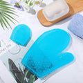 Karenhi 2 Pcs Honeycomb Exfoliating Glove Set Exfoliating Bath Mitt Honeycomb Face and Body Scrubber Shower Mitt for Cleaning Body Shower Face