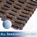 Durable Corporation-400S2030 Dura-Rug Recycled Fabric Tire-Link Outdoor Entrance Mat, 20" X 30