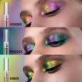 Jolilab Metallic Liquid Chameleon Eyeshadow, Multi-Dimensional Eye Looks, Long-Lasting Holographic Glitter Multichrome Eyeshadows Makeup