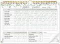 Habit Tracker Calendar-12 Months Undated Daily Weekly Goal and Habit Tracker Journal Planner with Spiral Binding, Boost Productivity Tool and