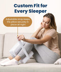 Everlasting Comfort Memory Foam Leg & Knee Pillow for Side Sleepers - FSA/HSA Eligible Sciatica Pain Relief Leg Pillow for Side Sleeping -