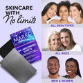 MAREE Oil Blotting Sheets for Face (100 Sheets) - Mineral Blotting Papers for Face with Bamboo Charcoal - Maximum Absorption & Shine Control -
