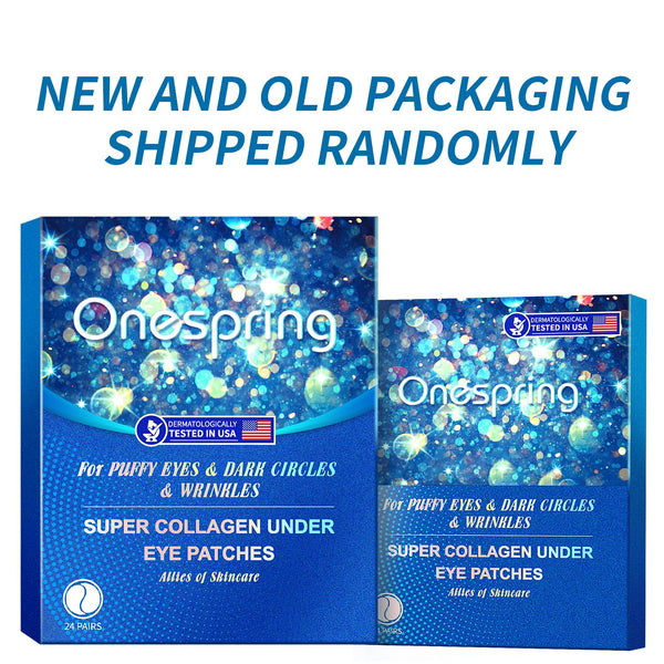 Under Eye Patches (24 Pairs) - Gifts for Women - Golden under Eye Mask for Dark Circles, Puffiness & Wrinkles, Eye Gels Pads for Refreshing,