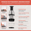 Slap Chop Manual Hand Chopper - Versatile Food Dicer, Vegetable Slicer and Onion Chopper, Handy Nut Chopper, Garlic Mincer and Onion Cutter,