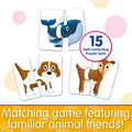 The Learning Journey: My First Match It! - Head and Tails - 15 Self-Correcting Animal Memory Matching Puzzles Games - Educational Activities for