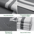 Happytrends Outdoor Rug Reversible Portable Plastic Straw Camping Rugs for outside Rv,Large Waterproof Outdoor Area Rugs for