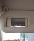 RACOONA Mirror Decal - Hello Beautiful Rearview Sticker, Car Accessories Window Decal, Self Affirmations Decoration (Pink)