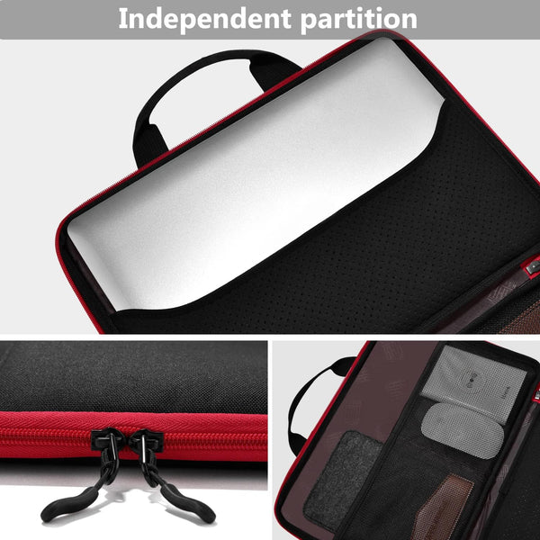 Hseok Laptop Sleeve 13-14 Inch Case Briefcase Compatible with Macbook Pro 14 Inch M4/M3/M2/M1 All Model of 13.3 Inch Mac Air/Pro, XPS 13 14, Most