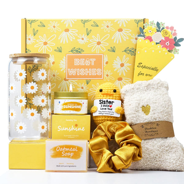 Gifts for Sister, Unique Sisters Birthday Gifts for Women, Best Friend Birthday Gift, Inspirational Gift Set Box, Christmas Gifts for Sister