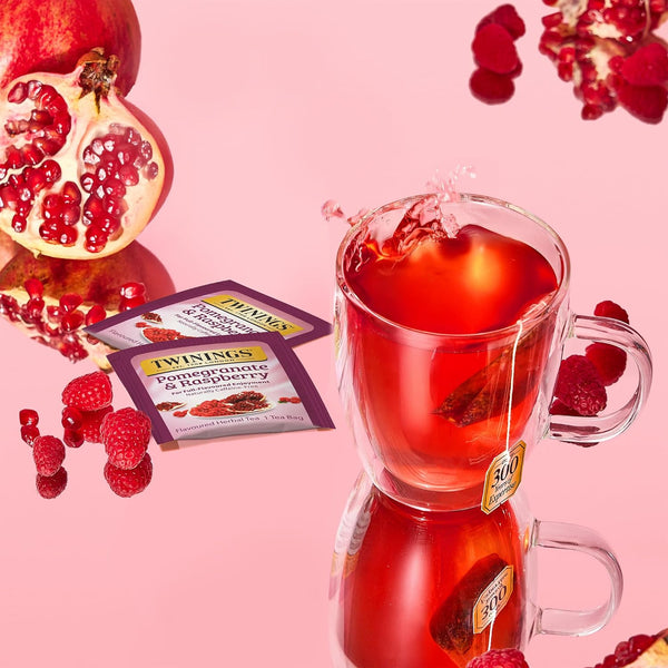 Twinings Fruity Herbal Caffeine- Free Tea Bag Sampler Variety (Pack of 45) â Perfect Gourmet Gift Set