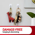 Command Small Wire Toggle Hooks, 16 Hooks and 24 Strips, Damage-Free Hanging Wall Hook with Adhesive, No Tools Required, Great for Home, Kitchen,
