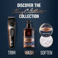 King C. Gillette Beard Wash, Mens Face Wash, 11 Oz, Infused with Argan Oil and Avocado Oil to Cleanse Hair and Skin