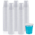 Lilymicky 500 Pack 3 Oz Clear Plastic Small Disposable Bathroom Cups, Multi-Use Mouthwash & Tasting Cups