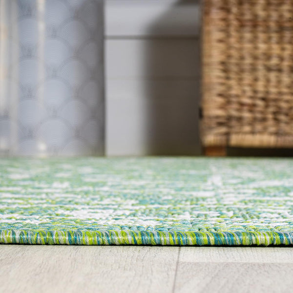 JONATHAN Y SMB104F-8 Malta Bohemian Medallion Textured Weave Indoor Outdoor Area-Rug, Coastal Traditional Transitional