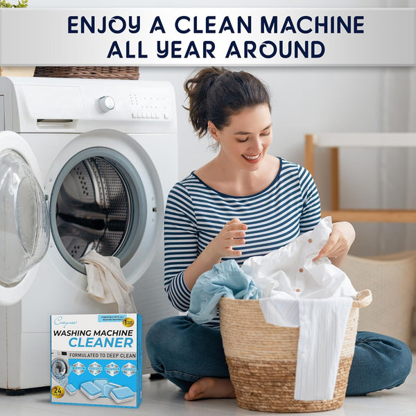 Cosynee Washing Machine Cleaner Descaler 24 Pack