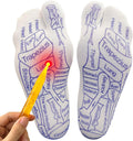 Acupressure Reflexology Socks Physiotherapy Massage Relieve Tired Feet Reflexology Socks with Massage Tools for Women and Men (Women)