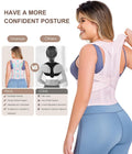 URSEXYLY Back Brace Posture Corrector for Women Adjustable Shoulder Straightener Full Back Support Upper and Lower Back Pain Relief,Spine Back