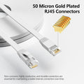 Cat 6 Ethernet Cable 60 Ft, Outdoor&Indoor, 10Gbps Support Cat8 Cat7 Network, Slim Long Flat Internet LAN Patch Cord, Cat6 Fast Speed Weatherproof