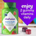 Vitafusion Sugar Free MenâS Multi Daily Gummy Multivitamins, Supports Energy Metabolism, Muscle and Immune Health (1), Mixed Berry Flavors, 90 Count