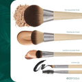 Ecotools Precision Concealer Makeup Brush, for Concealing under Eyes & Imperfections, Sculpt Skin, Works with Liquid & Cream Makeup, Synthetic