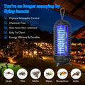 Bug Zapper Outdoor Rechargeable 2 in 1 Wireless Mosquito Killer Lamp 2500Mah Bug Zapper Electric Trap Ideal Fly Zapper Indoor for Patio, Home,