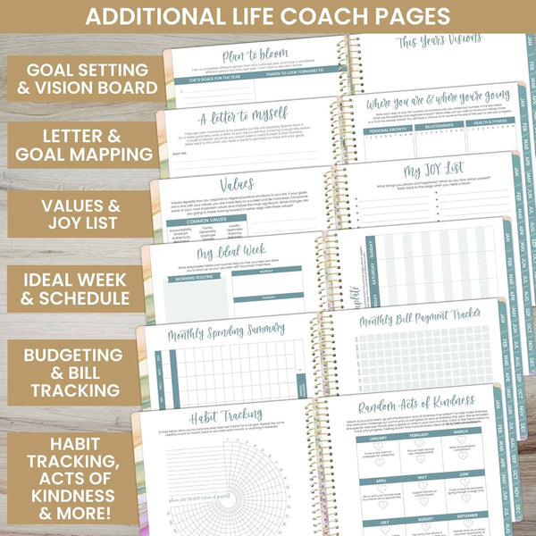 Bloom Daily Planners 2025 Planner (8.5" X 11") Calendar Year Day Planner (January 2025 - December 2025) - Weekly & Monthly Agenda Organizer with