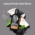 Hello Activated Charcoal Extra Freshening Mouthwash, Natural Fresh Mint and Coconut Oil, Fluoride Free, Alcohol Free, Vegan, SLS Free and Gluten