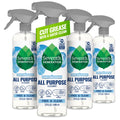 Seventh Generation All Purpose Cleaner, Biodegradable Formula, Free & Clear, 23 Oz (Pack of 4)