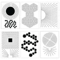 Habit Tracker Stencils - X6 Habit Stencils, Circle Trackers, Monthly Tracking, Gratitude - Get Healthy, Achieve Goals with Journaling Supplies to