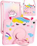 For Ipad Mini A17 Pro/6 Generation Case - 8.3 Inch Mini 7Th/6Th 2021 Gen Case with Pen Holder Cute Cartoon Unicorn Silicone Tablet Cover with