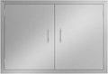 Seeutek Outdoor Kitchen Doors BBQ Access Door 31W X 24H Inch - Stainless Steel Double Wall Construction Vertical Door for Outdoor Kitchen Grilling
