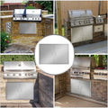 Seeutek Outdoor Kitchen Doors BBQ Access Door 31W X 24H Inch - Stainless Steel Double Wall Construction Vertical Door for Outdoor Kitchen Grilling