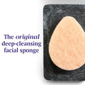 Buf-Puf Gentle Facial Sponge, Dermatologist Developed, Removes Deep down Dirt & Makeup That Causes Breakouts and Blackheads, Reusable,