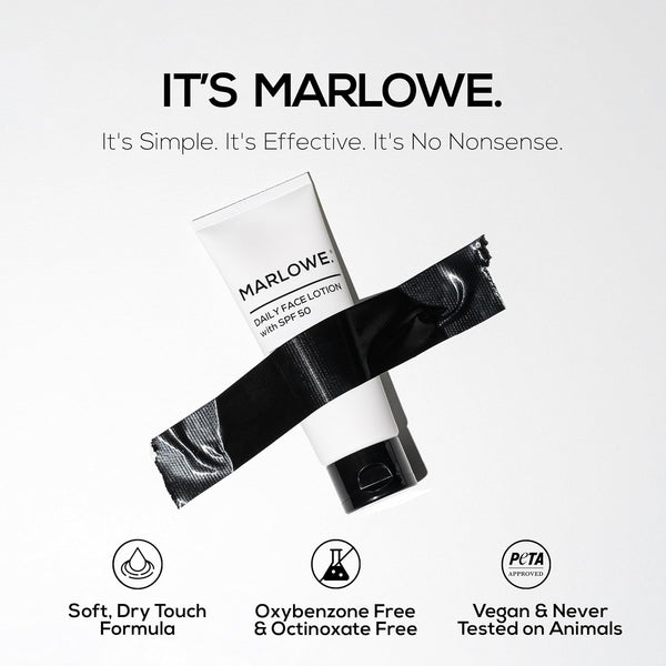No. 128 Men'S Facial Lotion with Sunscreen SPF 50, 3.4 Oz, Oil-Free, Lightweight Daily Face Moisturizer for Men, Includes Natural Extracts to