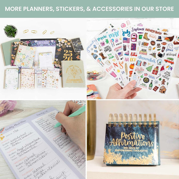 Bloom Daily Planners 2025-2026 (8.5" X 11") Academic Year Day Planner (July 2025 - July 2026) - Weekly & Monthly Dated Agenda Organizer with