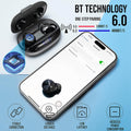 Earbuds with Mic - Bluetooth 5.3 Headphones True Wireless IPX5 Waterproof Buds with Charging Case 50H Battery & Crystal Clear Stereo Sound