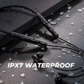 N18 Neckband Bluetooth Earbuds, Wireless Bluetooth 5.2 Headphones with Microphone, Ultra-Lightweight Comfort, IPX7 Waterproof, Deep Bass Strong