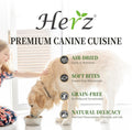 Herz Air-Dried Dog Food Chicken & Duck Liver Recipe 1 Lb, All-Natural, High-Protein, Grain-Free, Limited Ingredients, Complete & Balanced, Premium
