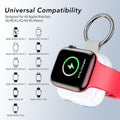 HUOTO Portable Watch Charger for Apple Watch Series 9,Portable Magnetic Iwatch Charger 1200Mah Power Bank Mini Purse Items Fast Keychain Charging