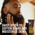 Every Man Jack Beard + Face Recovery Lotion-Moisturizes Relieves Dry Skin and Beard Itch - Light Sandalwood Scent-Made W/Naturally Derived