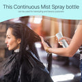 Beautifybeauties Spray Bottle for Hair â Continuous Mister Spray Bottle for Hairstyling, Cleaning, Plants, Pets, Barbers, Salons, Essential Oil