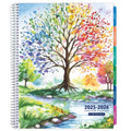 Aug 2025-Jul 2026 Lite Teacher Lesson Planner Notebook 8.5X11 Daily Weekly Monthly Organizers - Includes 7 Periods, Dated Calendar, Page Tabs,