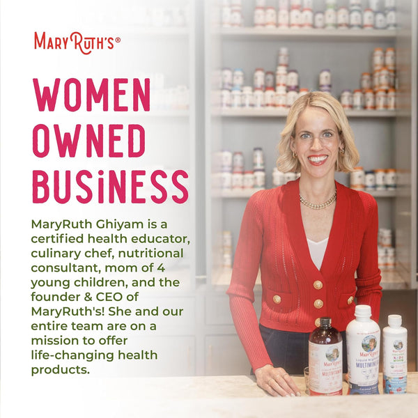 Maryruth Organics Sugar Free | 2 Month Supply | Vitamin D & B12 Vitamin Supplements for Adults & Kids | Bone Health | Immune Support | Vegan |