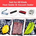CANLENPK 2.7Ã4 Inch/7X10Cm Mini Vacuum Sealer Bags,Small Precut Food Storage Bag,Seal Meal Snack Fruit Nut,Boil Steam Heat Freeze,Commercial Grade