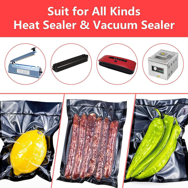 CANLENPK 2.7Ã4 Inch/7X10Cm Mini Vacuum Sealer Bags,Small Precut Food Storage Bag,Seal Meal Snack Fruit Nut,Boil Steam Heat Freeze,Commercial Grade
