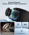 MUSICOZY Sleep Headphones Bluetooth 5.4 Headband, Sports Wireless Earphones Sweat Resistant Earbuds Sleeping Headphone with Ultra-Thin HD Stereo
