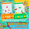 Yoya Toys Aqua Rings Handheld Water Game - Set of 2 - Water Ring Toss and Basketball Hoop Toy - Gift for Ages 3 4 5 6 7 8 9 - Nostalgic 80'S 90'S