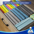 MR.SIGA Microfiber Cleaning Cloth,Pack of 12,Size:12.6" X 12.6