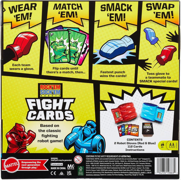 Mattel Games Rock 'Em Sock Em Robots: You Control the Battle of the Robots in a Boxing Ring