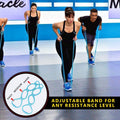 Walk at Home Workout Bands 7 Ring Adjustable Resistance Bands for Working Out Home Workout Walking Exercise Workout Bands Fitness Program Exercise